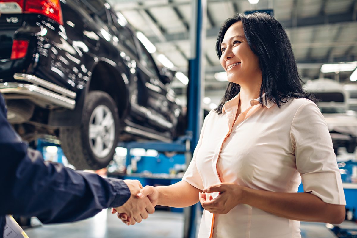 great customer service at auto body shop